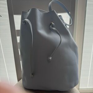 Steven Alan Dylan Drawstring Tote Skyway Blue New With Flaws